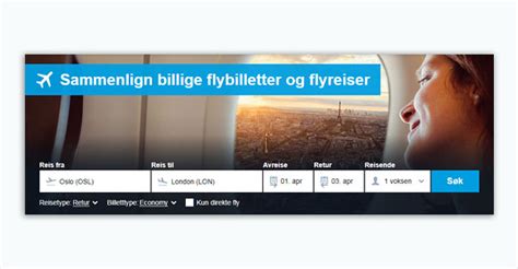 Billige flybilletter: Sammenlign priser på flyreiser .